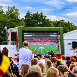 Bild vom Public Viewing im Hameckepark vergrössern