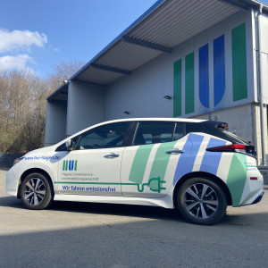 Nissan Leaf Elektrofahrzeug für den Kundenservice vergrössern
