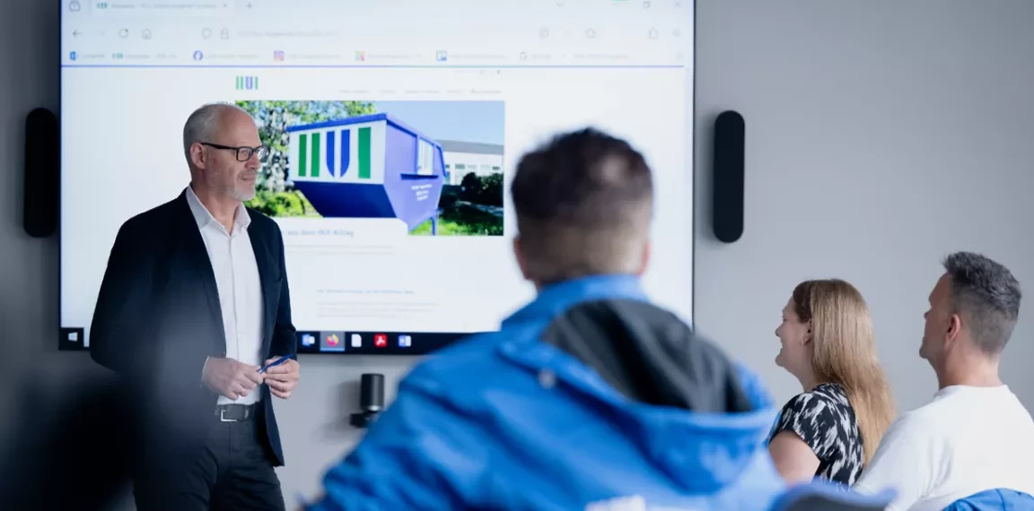 Besprechung bei der HUI GmbH